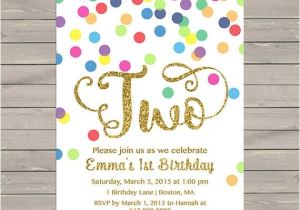 Second Birthday Party Invitations Best 25 2nd Birthday Invitations Ideas On Pinterest