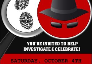 Secret Agent Party Invitations Free Spy Party Games Secret Agent Birthday theme