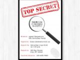 Secret Agent Party Invitations Free Spy Party Invitation Printable Secret Agent Detective