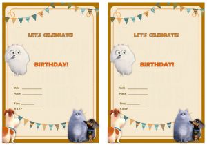 Secret Life Of Pets Party Invitations Musings Of An Average Mom Free Secret Life Of Pets Party