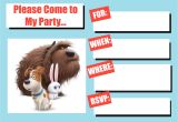 Secret Life Of Pets Party Invitations Musings Of An Average Mom the Secret Life Of Pets Invitation