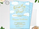 Sent From Heaven Baby Shower Invitations Heaven Sent Baby Shower Invitation Heaven Sent Invitation
