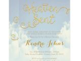 Sent From Heaven Baby Shower Invitations Heaven Sent Baby Shower Invitation
