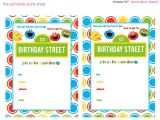 Sesame Street 1st Birthday Invitation Template Free Printable Sesame Street 1st Birthday Invitations