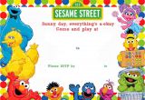 Sesame Street 1st Birthday Invitation Template Free Printable Sesame Street Birthday Invitation Sesame