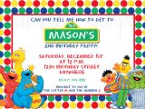 Sesame Street 1st Birthday Photo Invitations Sesame Street Birthday Invitation Elmo Birthday Invitation