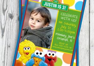 Sesame Street Customized Birthday Invitations Unavailable Listing On Etsy