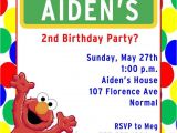 Sesame Street Party Invitations Personalized Sesame Street Birthday Invitations Birthday Party