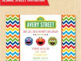 Sesame Street Party Invitations Personalized Sesame Street Style Friends Birthday Party Invitation Custom