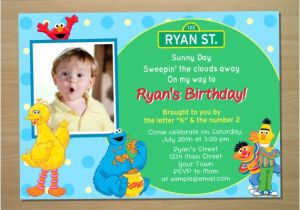 Sesame Street Party Invitations Personalized Unavailable Listing On Etsy