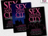 Sex In the City Bridal Shower Invitations and the City Invitation by Metroevents On Etsy