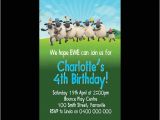 Shaun the Sheep Birthday Party Invitations Personalised Shaun the Sheep Birthday Invitations by