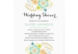 Sheer Paper Wedding Invitations Sheer Summer Flowers Wedding Shower 5×7 Paper Invitation