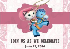 Sheriff Callie Party Invitations Birthday Party Invitations Birthdays and 3rd Birthday On
