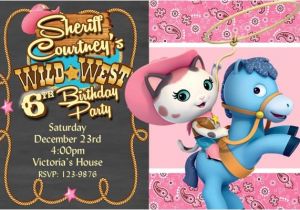 Sheriff Callie Party Invitations Sheriff Callie 39 S Invitation Birthday Party Invitation
