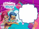 Shimmer and Shine Birthday Invitation Template Free Shimmer and Shine Invitation Template Free
