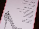 Shoe Bridal Shower Invitations 22 Best Images About Bling Shoe Bridal Shower theme On