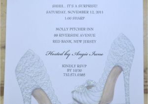Shoe Bridal Shower Invitations Bridal Shower Invitations Shoe theme Bridal Shower Bridal