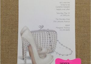 Shoe themed Bridal Shower Invitations Bridal Shower Invitations Shoe theme Bridal Shower Bridal