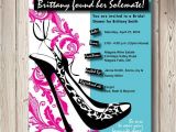 Shoe themed Bridal Shower Invitations solemate Bridal Shower Shoe themed by Pinklittlenotebook