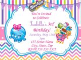 Shopkins Birthday Invitation Template Free Shopkins Invitations Shopkins Birthday Party Invitation