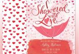 Showered with Love Baby Shower Invitations Watercolor Baby Shower Invitation Diy Print Showered
