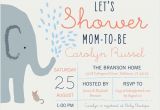 Shutterfly Baby Boy Shower Invitations Elephant Shower Boy 4×5 Greeting Card