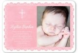 Shutterfly Baptism Invitations Delicate Lace Girl 5×7 Invitation Card