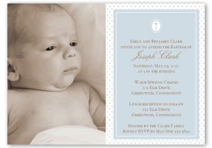 Shutterfly Boy Baptism Invitations Seraphic Dots Slate 5×7 Invitation Card