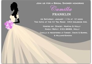Silhouette Bridal Shower Invitations Lovely Silhouette Bridal Shower Invitations