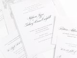 Simple and Elegant Wedding Invitation Template Delicate Wedding Invitations In Silver Wedding Invitations