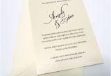Simple and Elegant Wedding Invitation Template Simple Elegant Script Wedding Invitation by Weddingmonograms