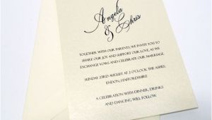 Simple and Elegant Wedding Invitation Template Simple Elegant Script Wedding Invitation by Weddingmonograms