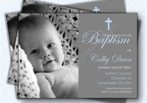 Simple Baptism Invitations Beautiful and Simple Baptism Invitations with Picture