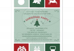 Simple Christmas Party Invitations Holiday Party Invitation Christmas Simple Icons