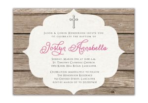 Simple Girl Baptism Invitations Ideas for Baptism Invitations In Spanish