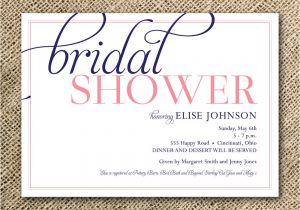 Simple Homemade Bridal Shower Invitations Bridal Shower Invitation Simple Modern Script by Kindlyreply