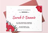 Simple Wedding Invitation Template 41 Invitation Card Templates Psd Word Free Premium