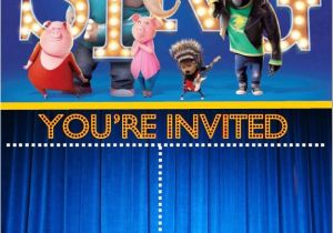 Sing Party Invitations 66 Best Images About Sing the Movie Printables On