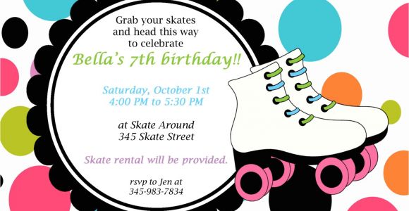 Skating Party Invitation Template Free Roller Skate Invitations Template Best Template Collection