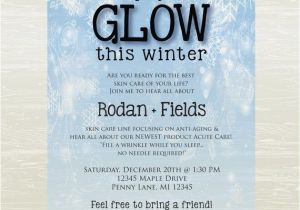 Skin Care Party Invitation Rodan and Fields Skin Care Party Invite Digital Jpg Only