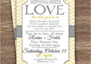 Skin Care Party Invitation Student Centered Resources Rodan and Fields Consultant