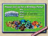 Skylander Birthday Invitations Free Custom Birthday Party Invitations Skylanders Invitation