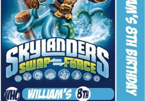 Skylander Birthday Invitations Free Skylander Swap force Card Birthday Party Invitation