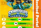 Skylanders Birthday Invitations Printable New Skylander Swap force Custom Birthday Invitation Hey