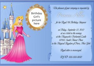 Sleeping Beauty Birthday Party Invitations Sleeping Beauty Birthday Party Invitation Ideas Bagvania