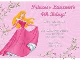 Sleeping Beauty Birthday Party Invitations Sleeping Beauty Princess Aurora Birthday Invitation
