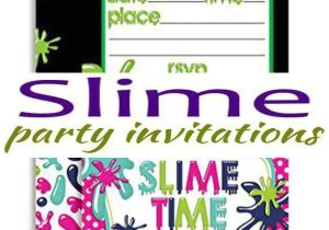 Slime Party Invitation Template Slime Party Invitations top Party Invitations Birthday