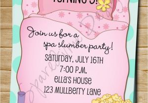 Slumber Party Invitations for Adults Birthday Invitation Free Printable Slumber Party