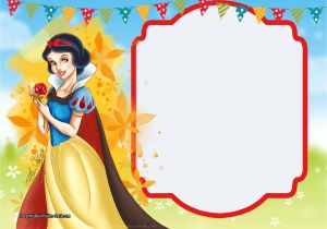 Snow White Birthday Invitation Template Free Printable Snow White Invitations Complete Edition